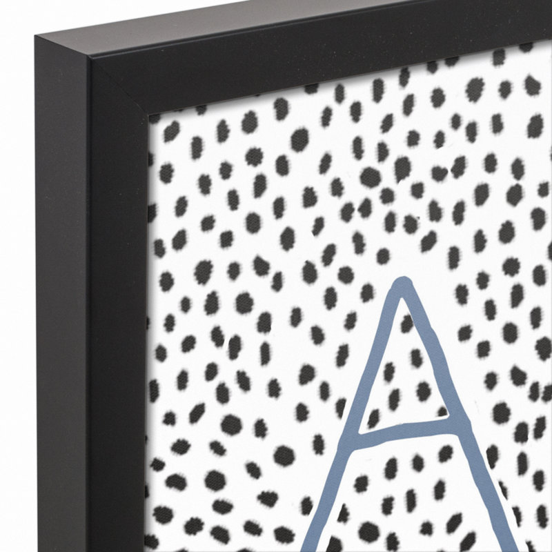 Art encadré ABC, H 15,75 po x l 12,75 po x P 1,75 po