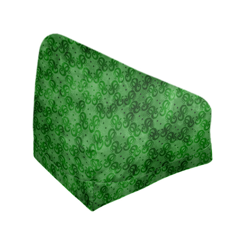 Sac de pois Leffel, H 27 po x L 30 po x P 25 po, Housse de pouf, Vert forêt / vert