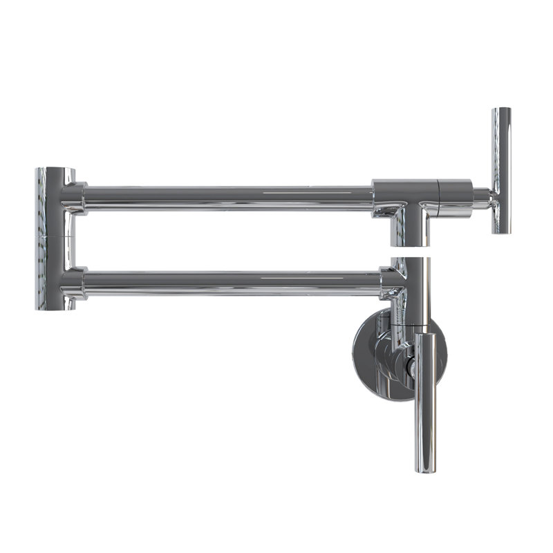 Robinet remplisseur mural, Chrome chrome
