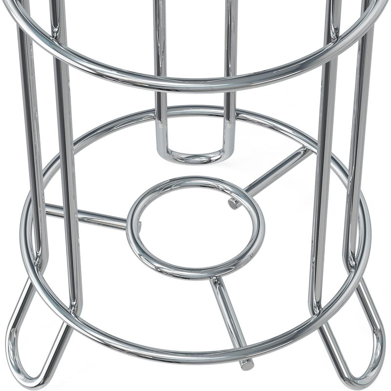 Porte-papier hygiénique pour salle de bain, chrome, Chrome