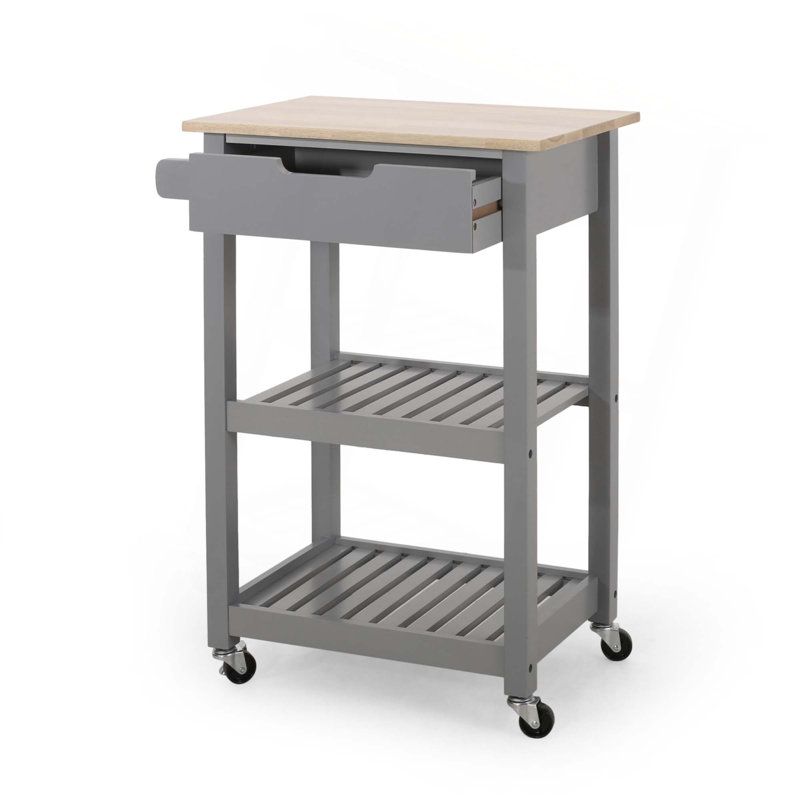 Chariot de cuisine moderne et minimaliste, table d'îlot mobile multifonctionnelle, chariot de rangement en bois avec roulettes pour un déplacement facile, convient à la salle à manger et à la cuisine