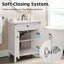 Ensemble de meuble-lavabo sur pied simple 30 po avec lavabo Modern-18067940-18067941