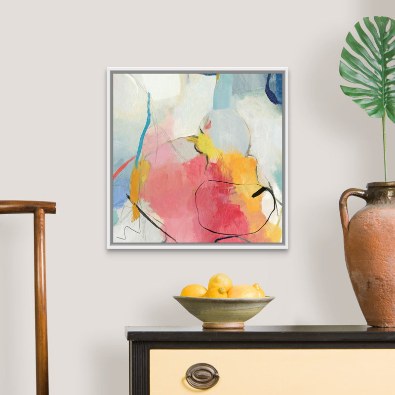 Watermelon II par PI Studio - reproduction sur toile, Toile blanche encadrée, H 22 po x l 22 po x P 1,75 po