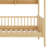 Wooden Bunk Bed With Integrated Shelving And Left/Right Adjustable Ladder-901403981