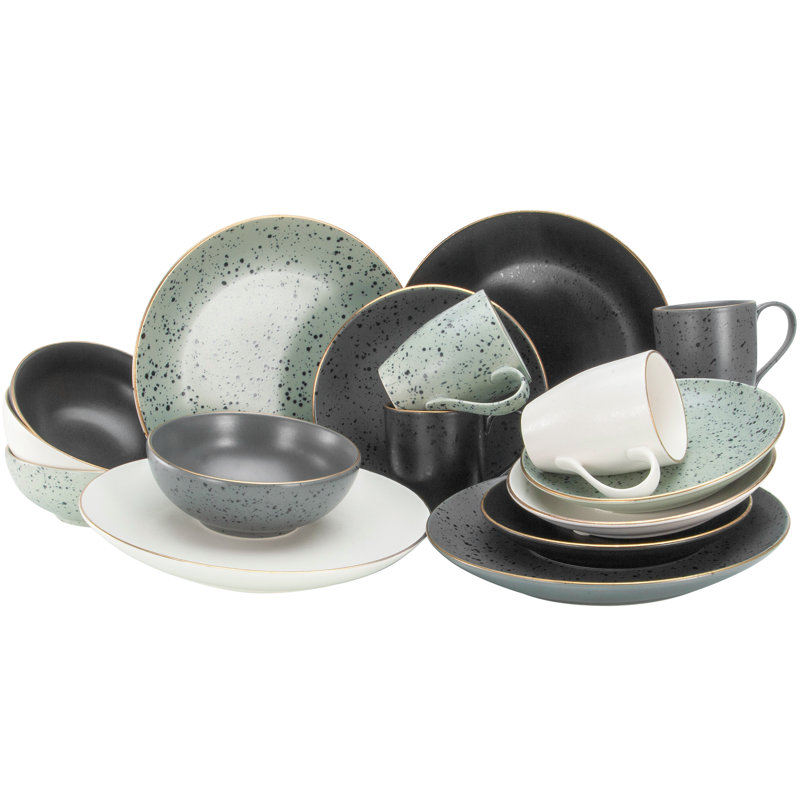 16 Piece Dinnerware Set, Service For 4