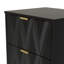 Las Vegas 45cm W Manufactured Wood Bedside Table-101033760