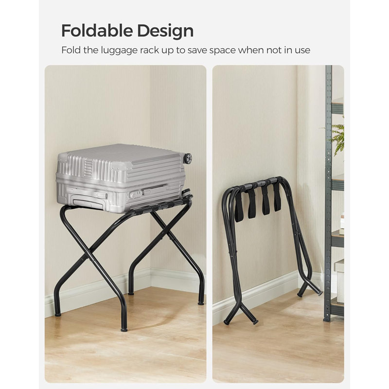 Set Of 2 Suitcase Stands