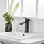 Robinet de salle de bain noir, robinet noir brossé pour lavabo de salle de bain, robinet de salle de bain monotrou noir-121399187