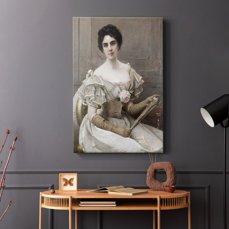 Impression de portrait rétro Lxxv - galerie enveloppée de cavas, H 27 po x l 18 po