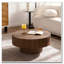 Table basse ronde en bois 30,51 "