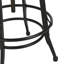 Swivel Solid Wood Adjustable Height Stool-422815556