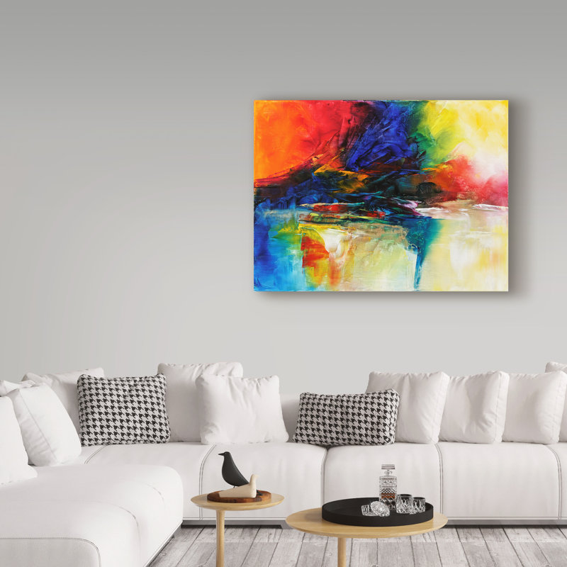 «By The Stream» par Barabbas, reproduction d'art sur toile tendue, H 14 po x l 19 po x P 2 po