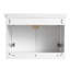 Meuble-lavabo simple 27,89 po avec plateau en céramique Dennings