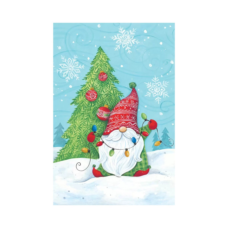 «Elf Gnome With Lights» par Diane Kater, impression sur toile tendue, H 26 po x l 18 po x 1,5 po