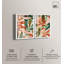 Ensemble de décoration murale botanique « Gres Duet Shadowbox » aux tons chauds et froids par Art Remedy, cadre blond, 36 x 54-476424452-476424450