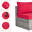 Wicker 6 - Person Patio Conversation Set with Cushions-97637280-96004905