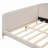 Full Upholstered Daybed with Headboard, Armrest, and Support Legs, Perfect for Modern and Compact Spaces-1294068325