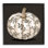 Feuille avec motif d'automne citrouille par Elizabeth Tyndall - Cadre photo, impression sur bois