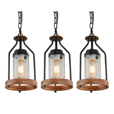 1 - Light Matte Black Unique/Statement Pendant
