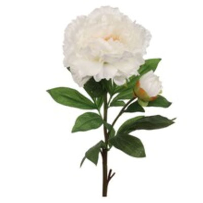 4pc 30" Peony Stems - Realistic Faux Floral Arrangement