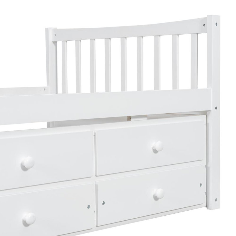 Twin Size Daybed with Trundle and Drawers