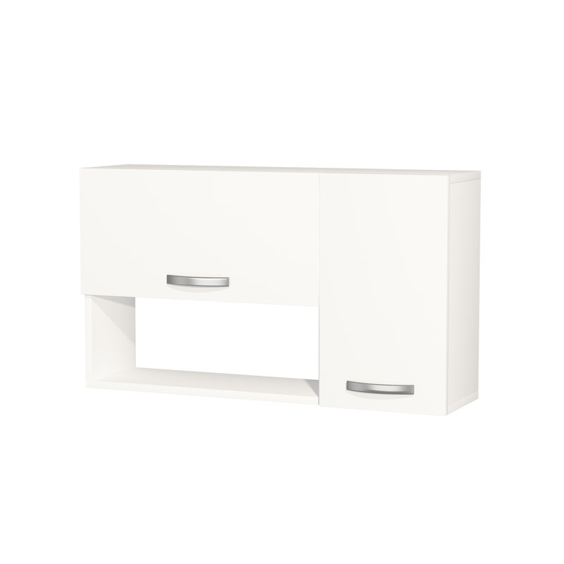 Cabinet with Shelf and Storage Novarro, White