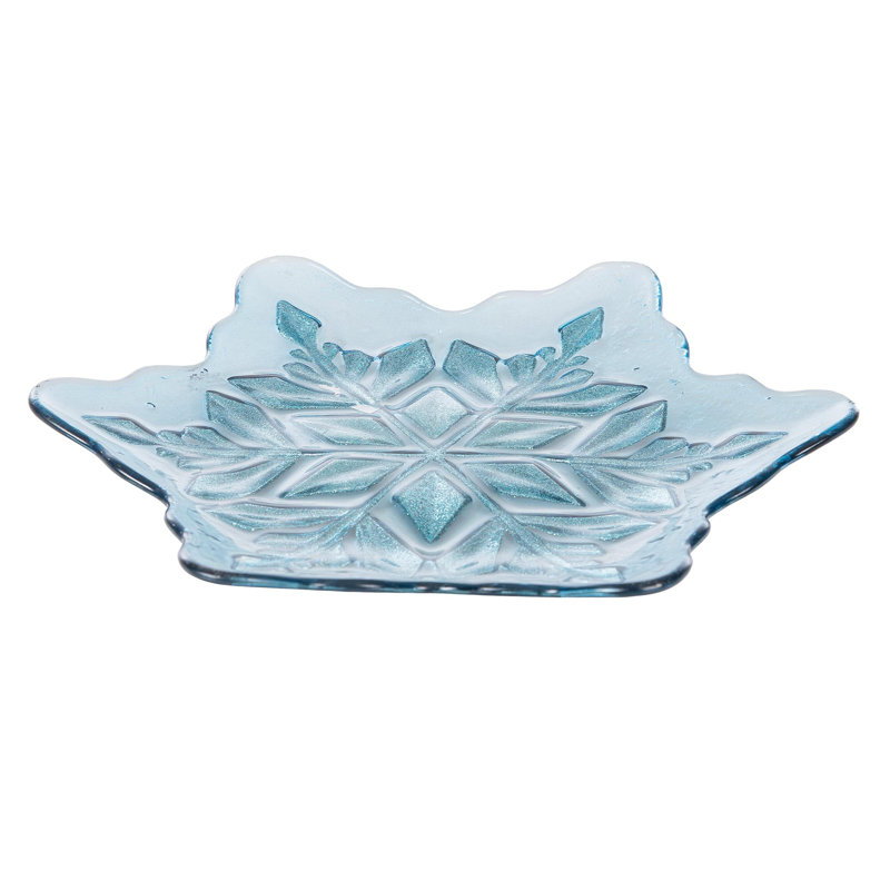 Assiette de Noël Icy, 1" H x 10" W x 10" D