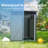 5Ft X 3Ft Outdoor Metal Storage Shed Transparent Plate-121499208