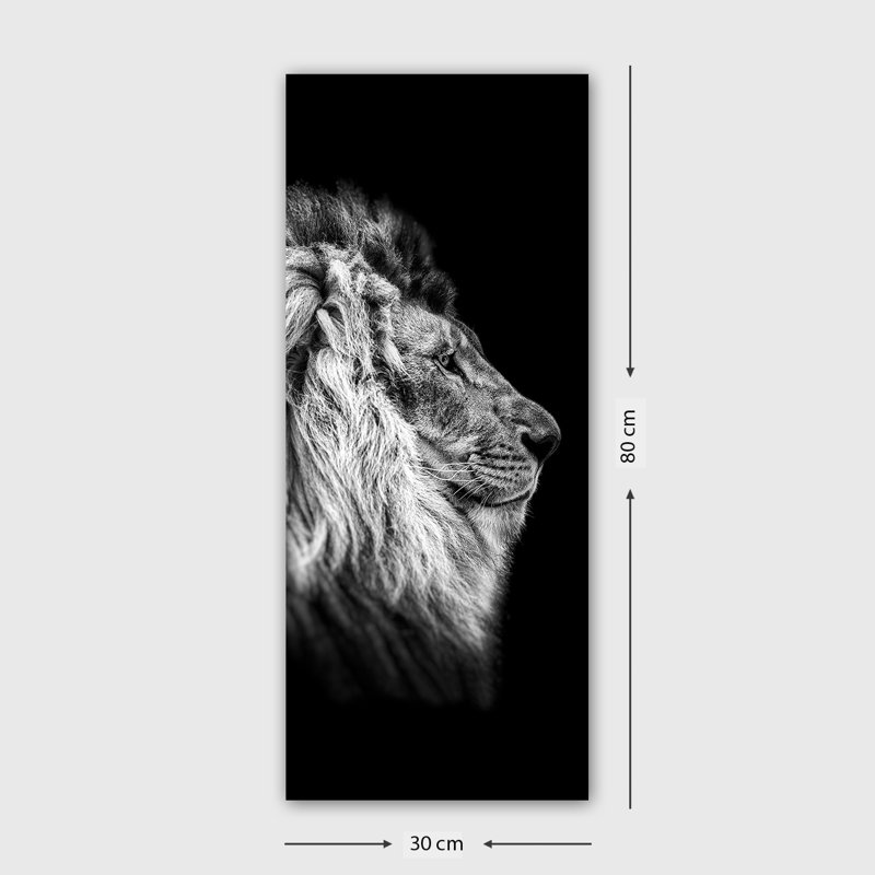 Superbe peinture sur toile décorative, 11,8 po x 31,5 po | 100% toile, encadrée avec un cadre 100% bois (épaisseur: 1,6 po) | Parfait pour la décoration intérieure, le salon et le bureau, élégant et accrocheur