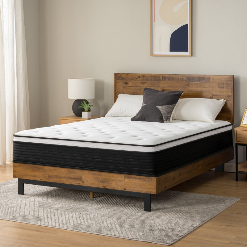 Matelas à ressorts à plateau moyen Zinus, Grand lit