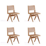 Hamlet 17.72'' H Ash Solid Wood Cane Back Side Chair