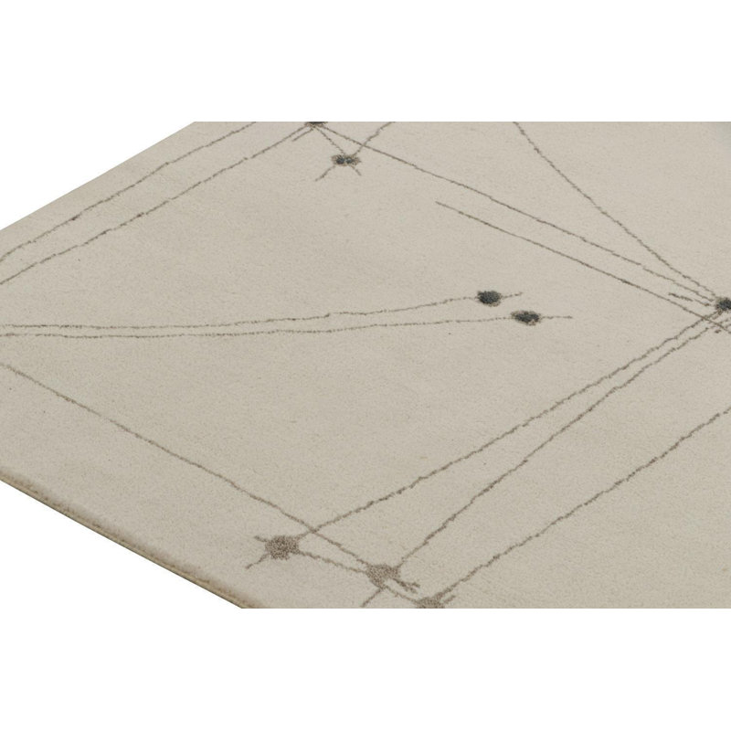 One-of-a-Kind 4'2" Hand Knotted Area Rug