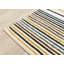 Tapis texturé à rayures multicolores Latiana-162465485