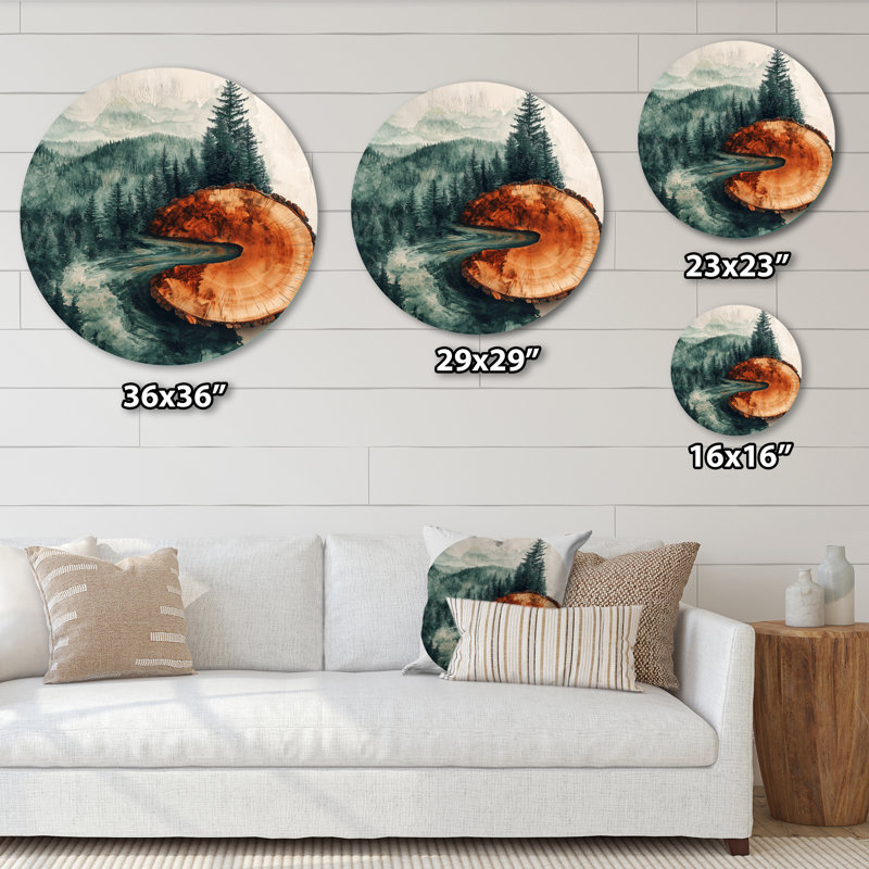 Judesa - reproduction d'art traditionnelle orange en métal, H 29 po x l 29 po