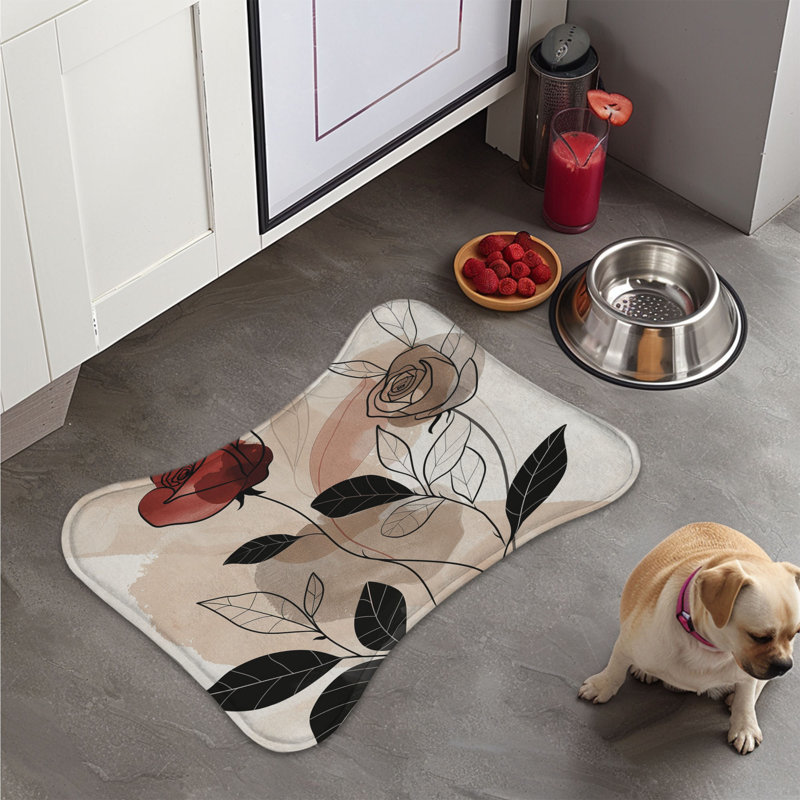 Tapis rose 1 pièce