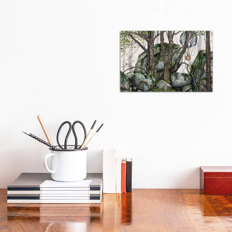 Wildwood 1 Piece Wrapped Canvas Painting, 20.32 cm H x 30.48 cm W