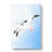 Seagulls In Flight In Abstract - Wrapped Canvas Print-55340464