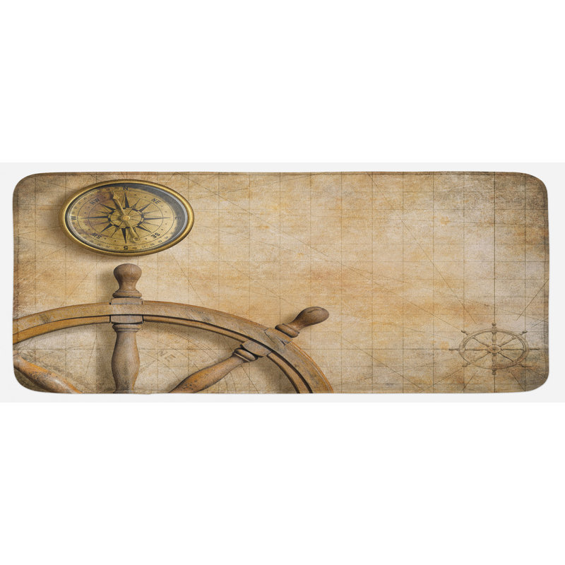 Tapis de cuisine nautique