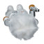 Casse-noisette russe blanc de 15 pouces Kurt Adler
