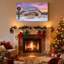 «Christmas Chicago Bean Christmas Snow Sunset Reflection», ensemble de 3 impressions sur toile-1121080913