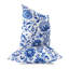 Sanganeri Block Print Floral Outdoor Reversible Throw Pillow-101124401-101124398
