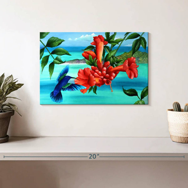 Exotic Afternoon Delight, 8" H x 12" W