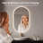 40" x 24" Frameless Oval LED Backlit Bathroom Mirror, 3 Color Dimmable Light, Anti-Fog, Touch Control, Explosion-Proof, Wall Mounted Vanity Mirror-640380991