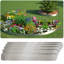 Kehlen 18" H x 105'' W Silver Metal Lawn Edging