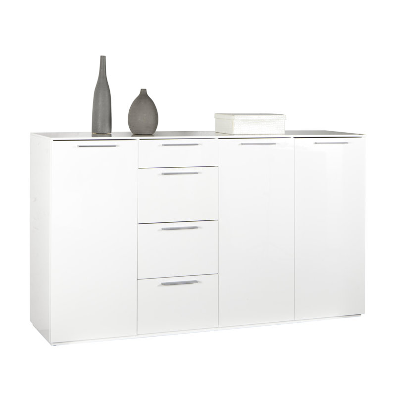 Semplice 199cm W 4 - Drawer Chest of Drawers