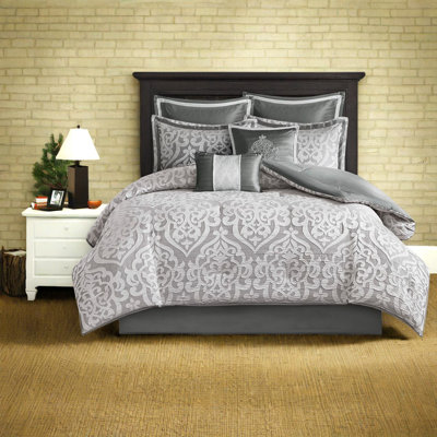 Piece Polyester King Bedding Sets, Modern Jacquard Luxury For Home