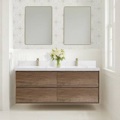Tiberiu Floating Bathroom Vanity With Sink