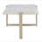 White And Champagne Coffee Table