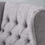 Button-Tufted Wingback Accent Chair - Solid Wood Legs with Rolled Arm &Thick Padded Cushion-603724955-575355502