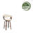 Keisha Swivel Fabric Mid-Century Stool-1274460724-1274460722